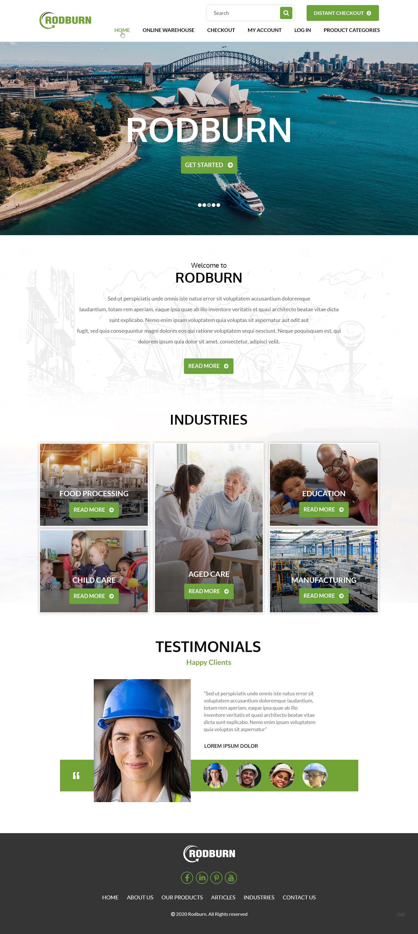 Web Design by pb for Rodburn | Design #25347686