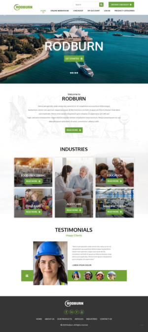 Web Design by pb for Rodburn | Design: #25347686