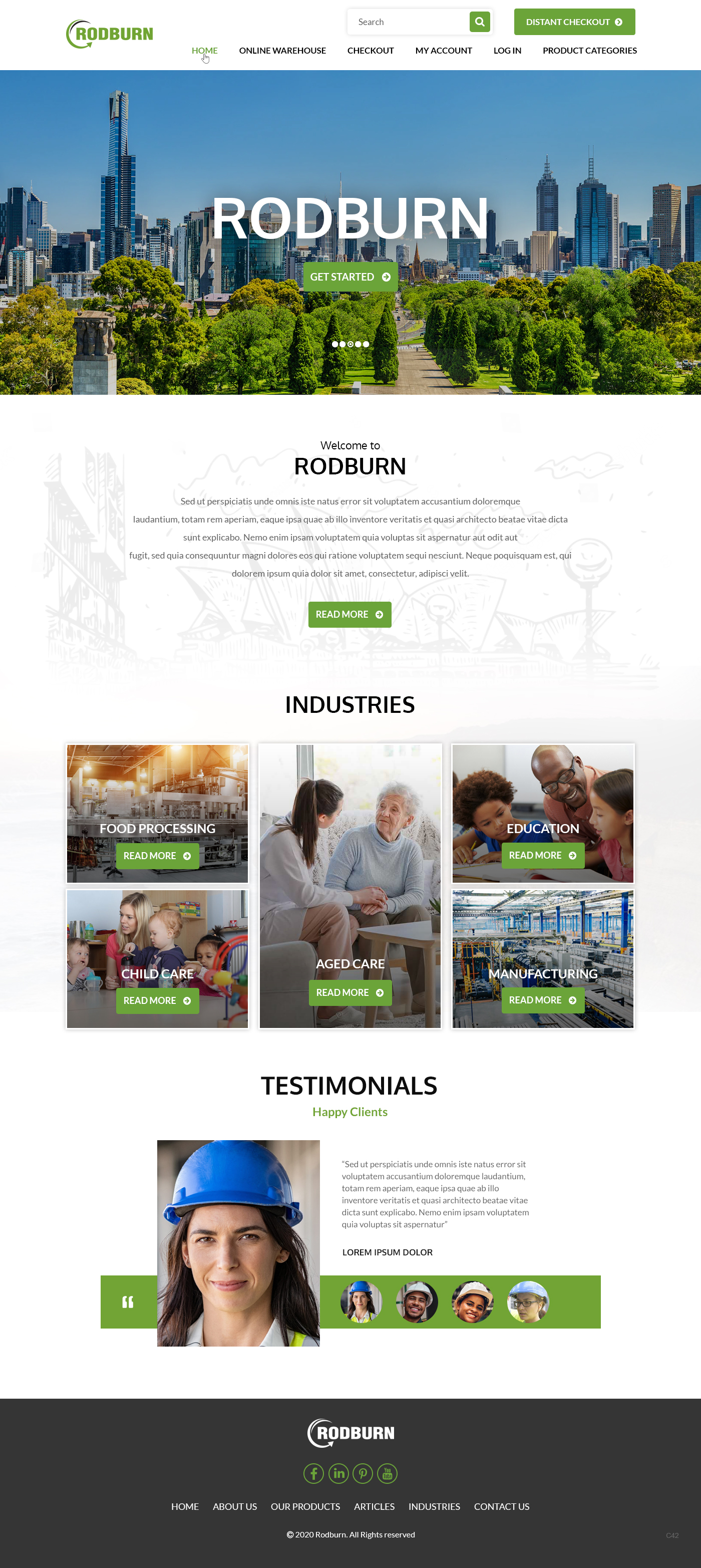 Web Design by pb for Rodburn | Design #25374263