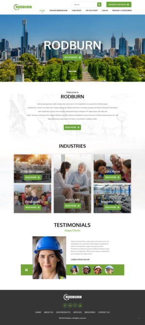 Web Design by pb for Rodburn | Design: #25374263
