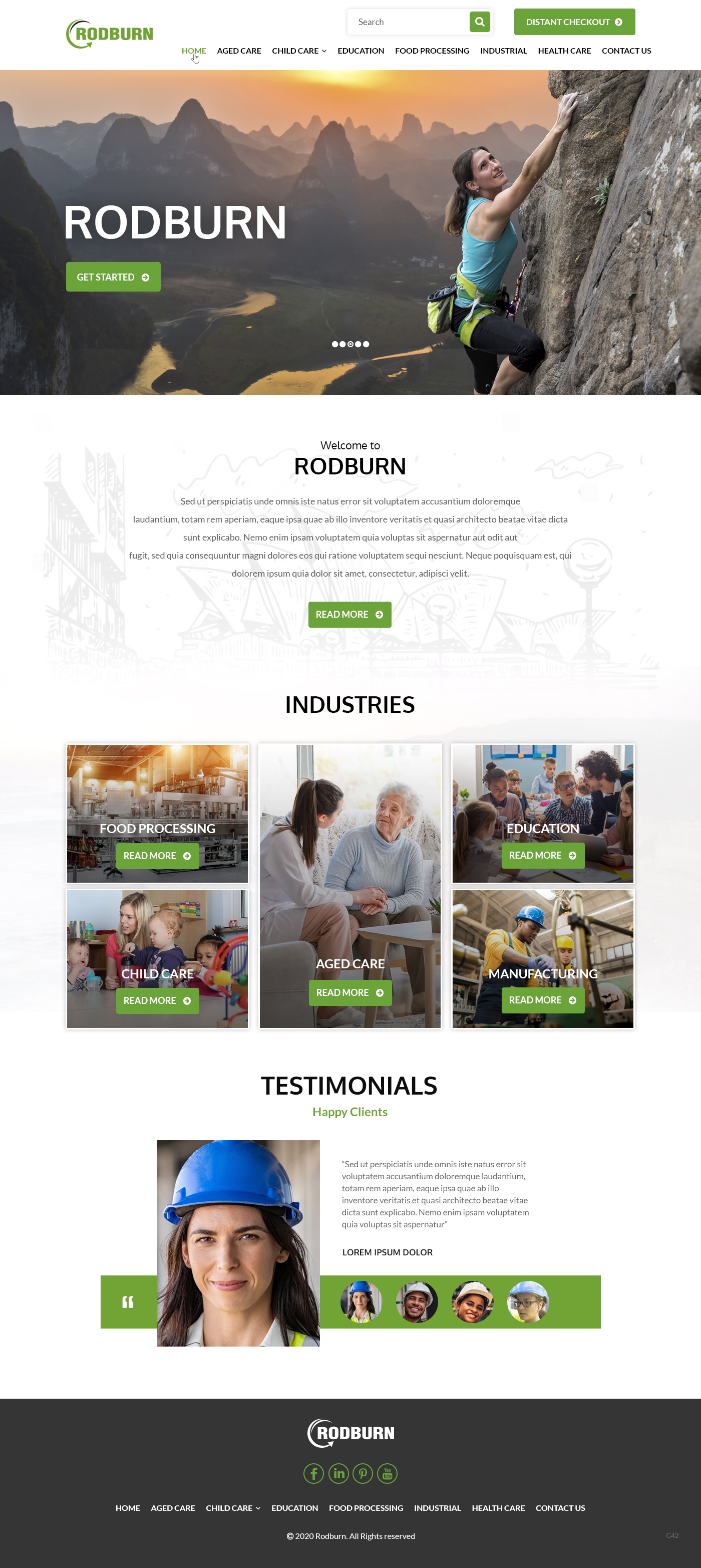 Web Design by pb for Rodburn | Design #25530159