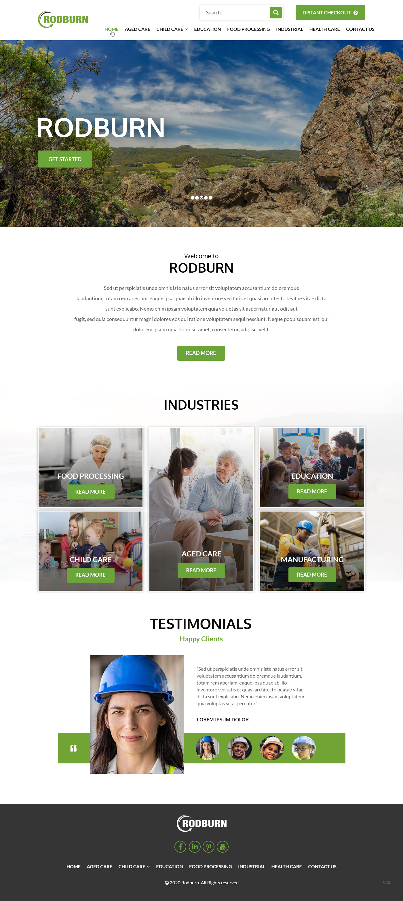 Web Design by pb for Rodburn | Design #25681011