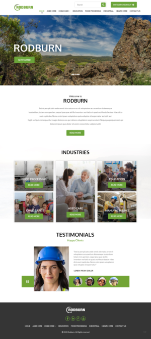 Web Design by pb for Rodburn | Design: #25798331