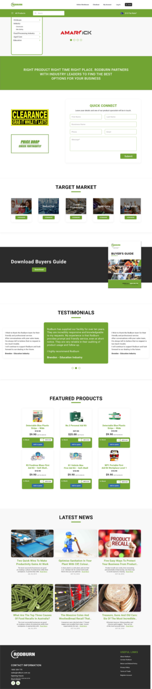 Web Design by 5SD solutions for Rodburn | Design: #23032939