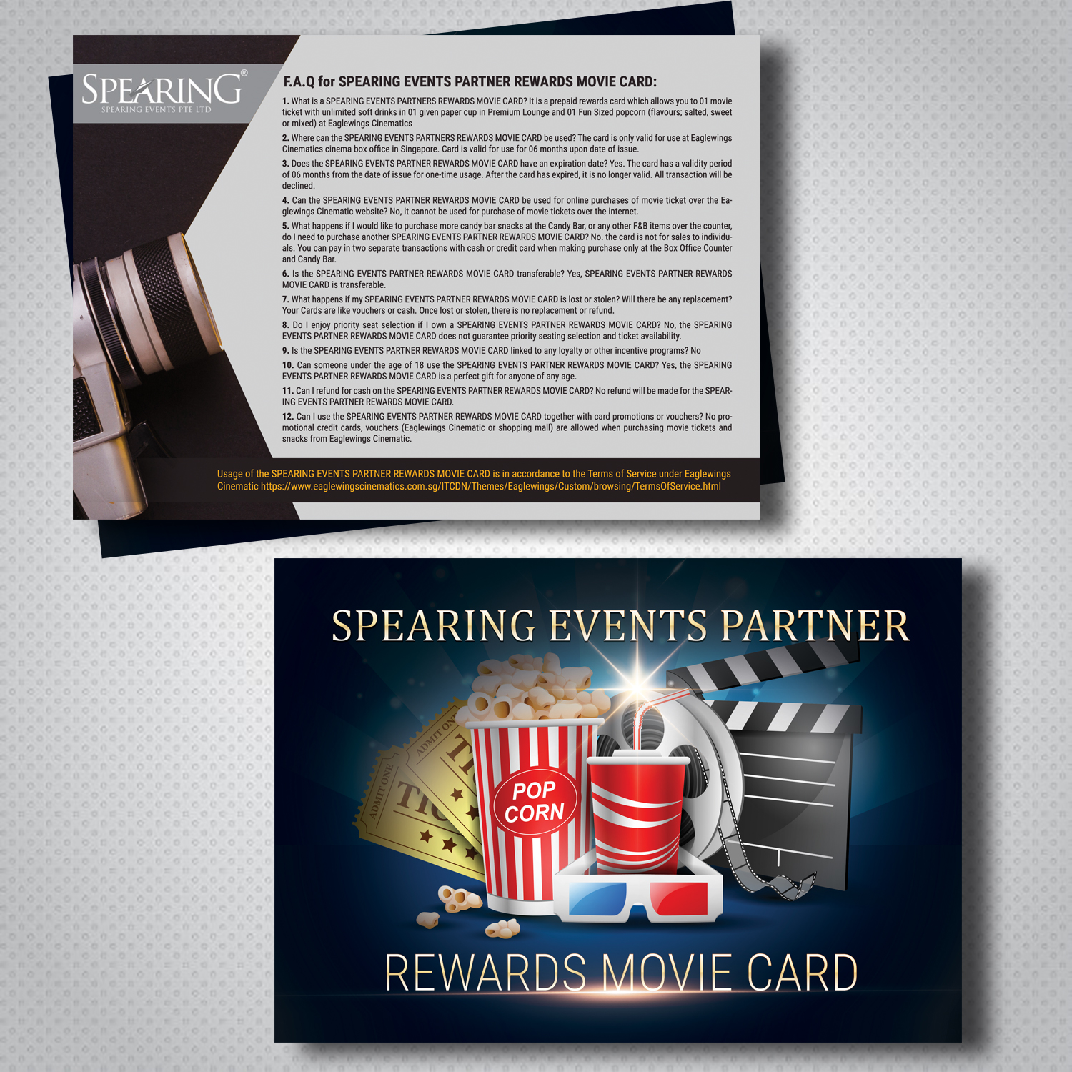 Card Design by uk for Spearing Events Pte Ltd | Design #23015680