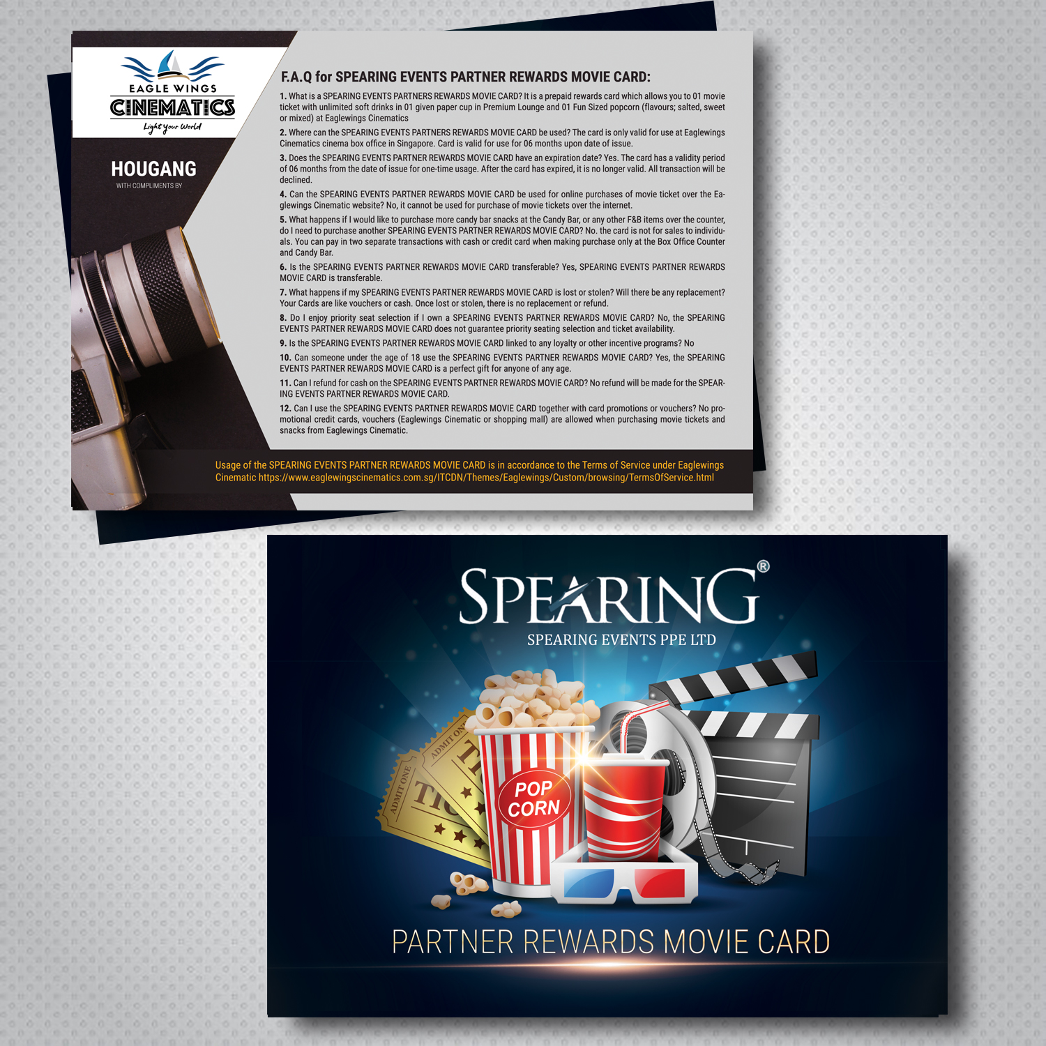 Card Design by uk for Spearing Events Pte Ltd | Design #23023308