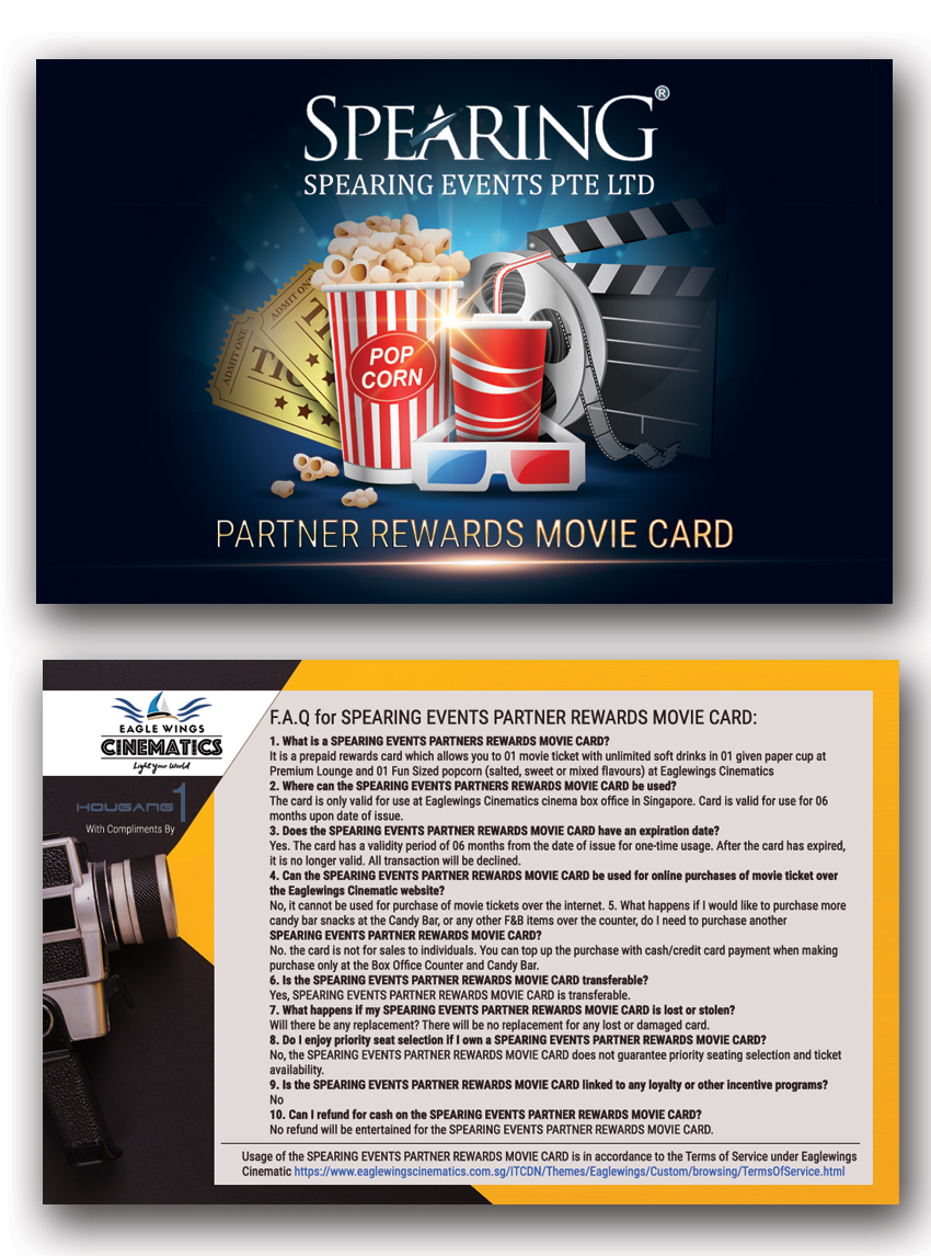 Card Design by uk for Spearing Events Pte Ltd | Design #23043287