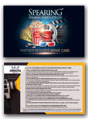 Card Design by uk for Spearing Events Pte Ltd | Design: #23043287
