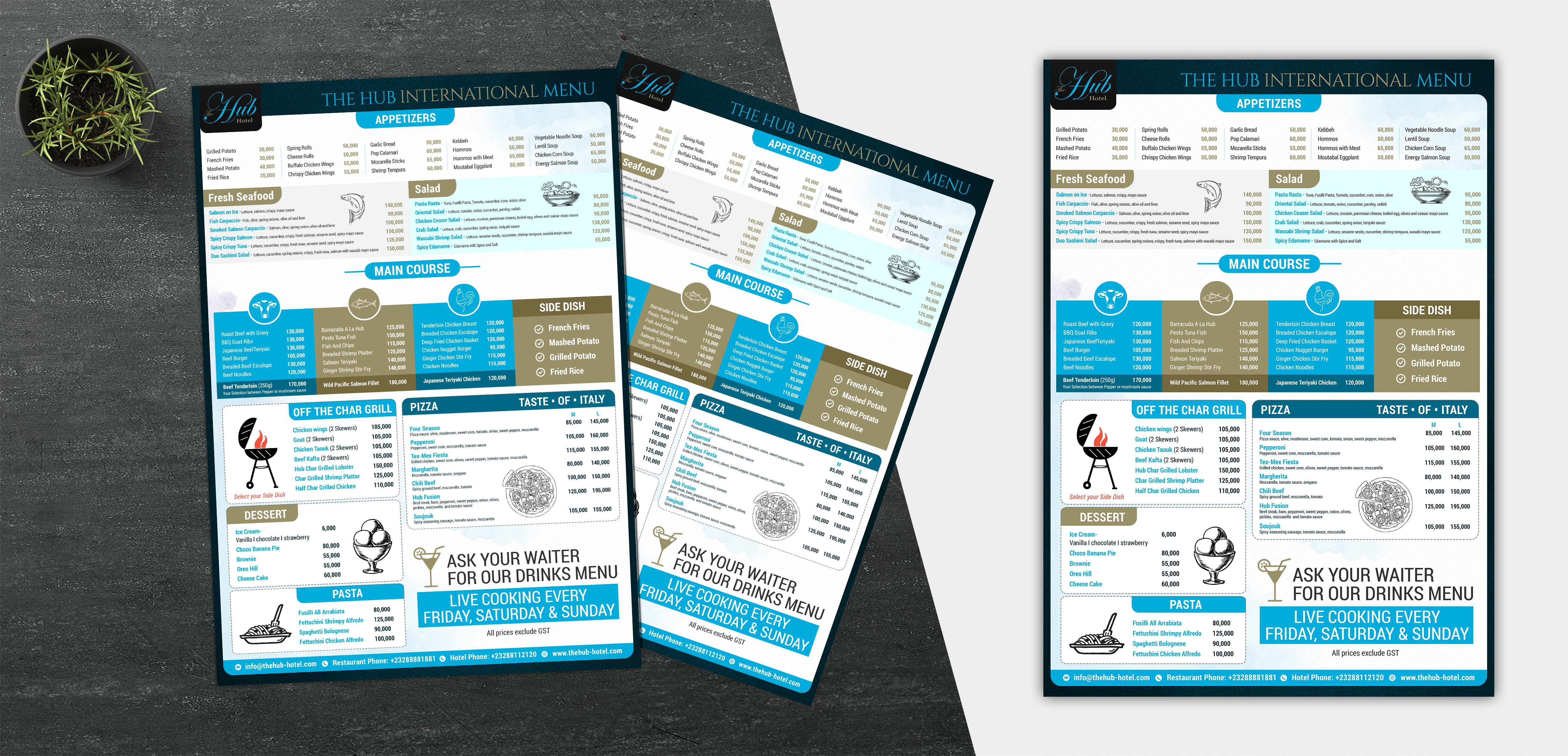 Menu Design by SAI DESIGNS for this project | Design: #23032756
