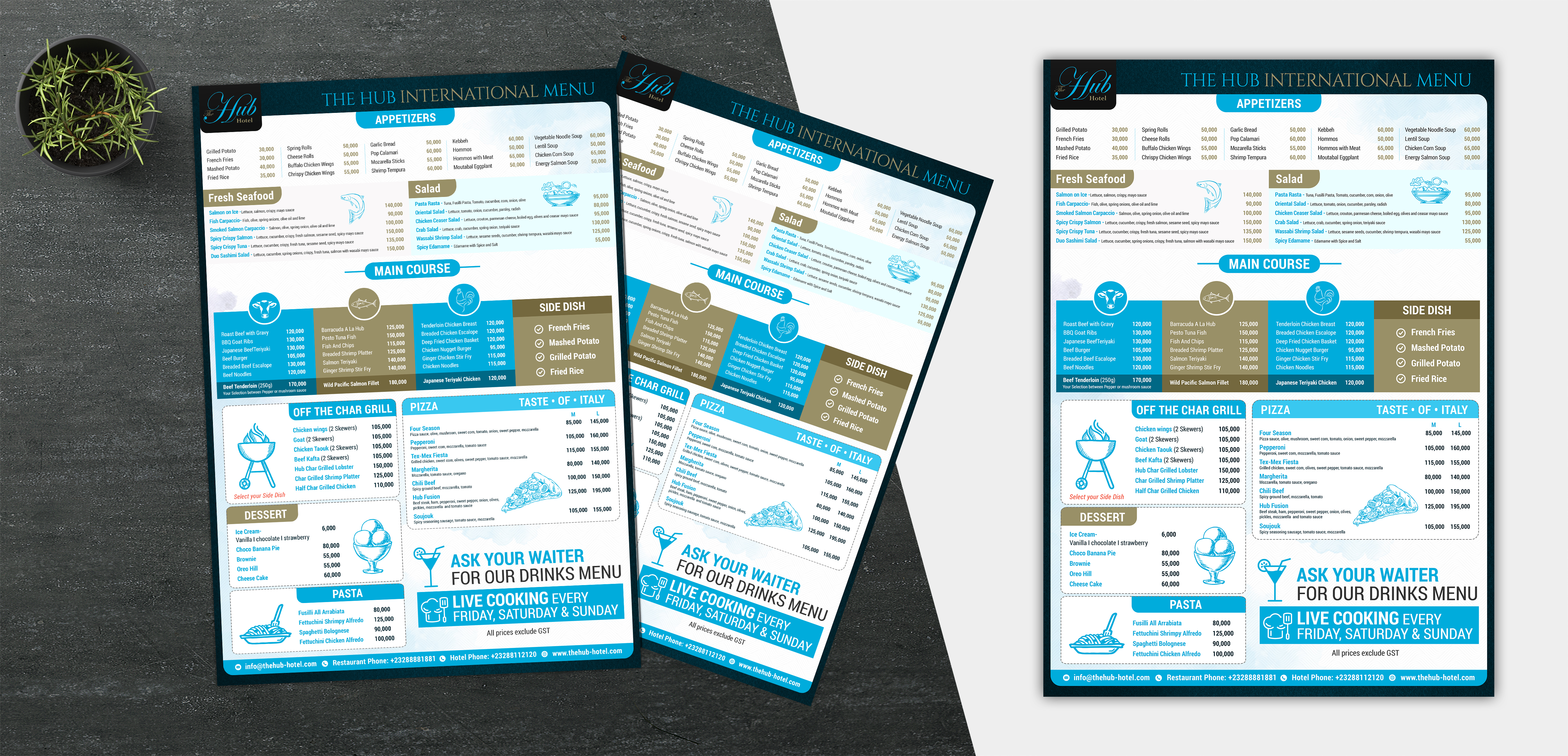 Menu Design by SAI DESIGNS for this project | Design #23033367