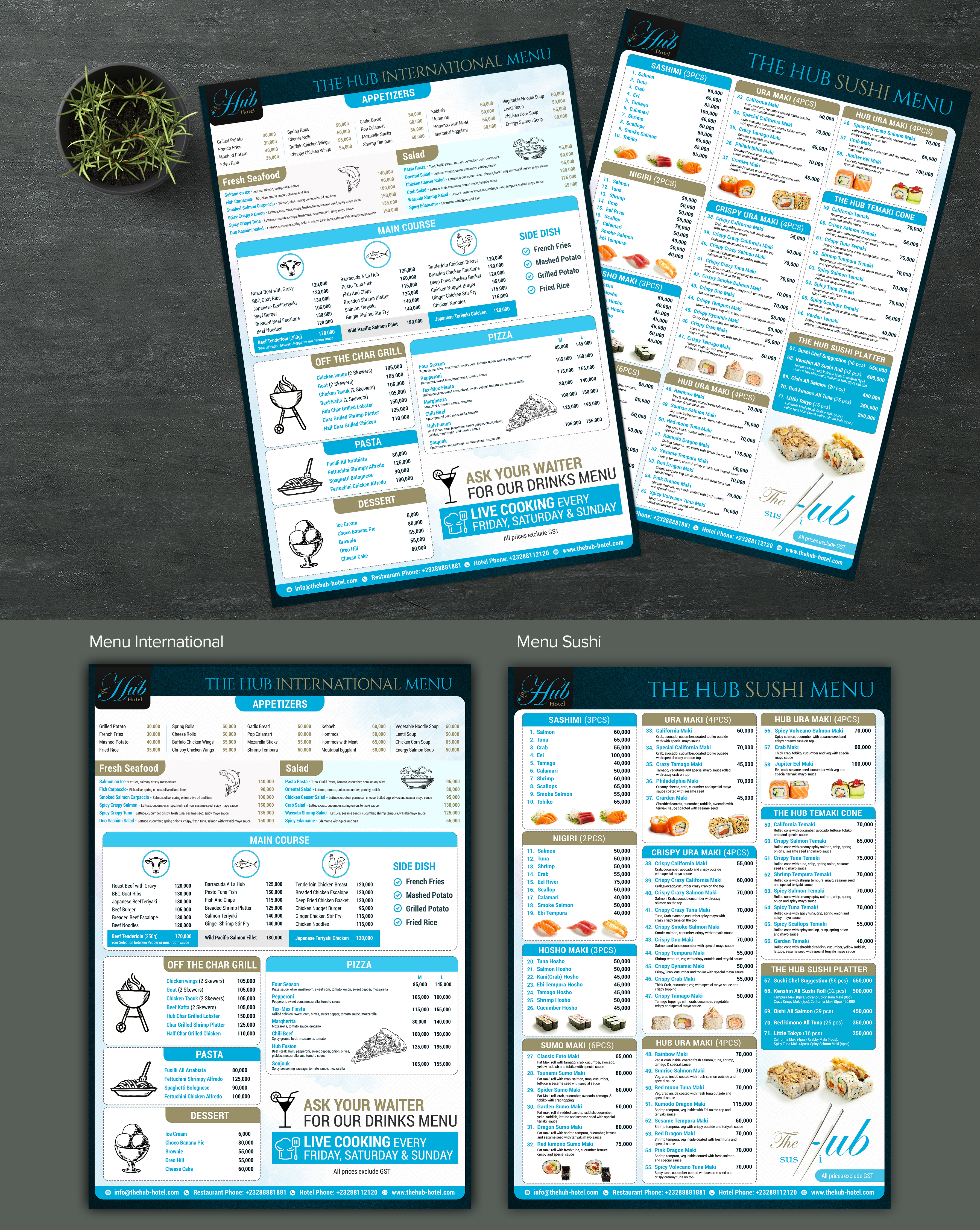 Menu Design by SAI DESIGNS for this project | Design #23078434