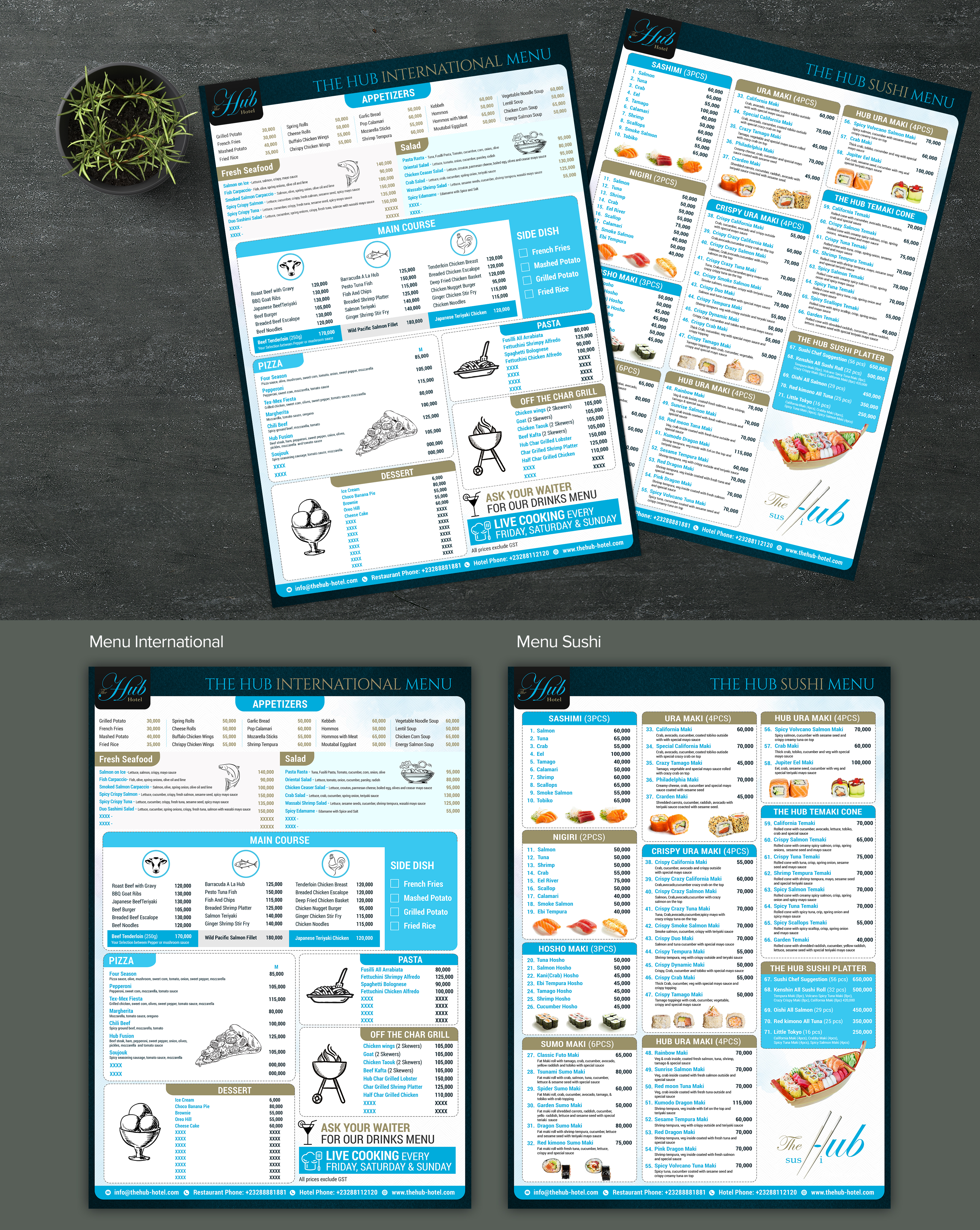 Menu Design by SAI DESIGNS for this project | Design #23121959