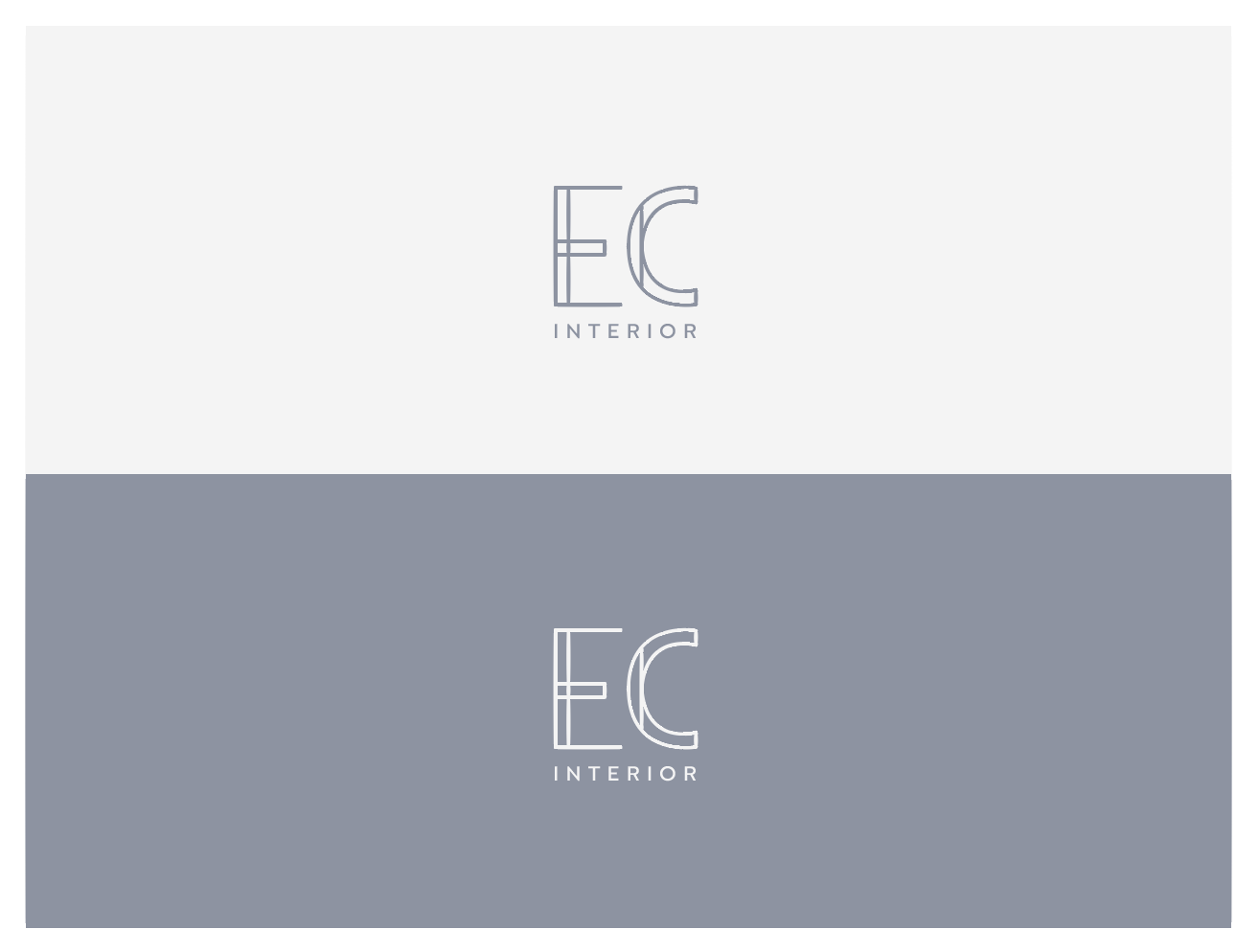 Logo Design by wonderland for EC Interior  | Design #23024925