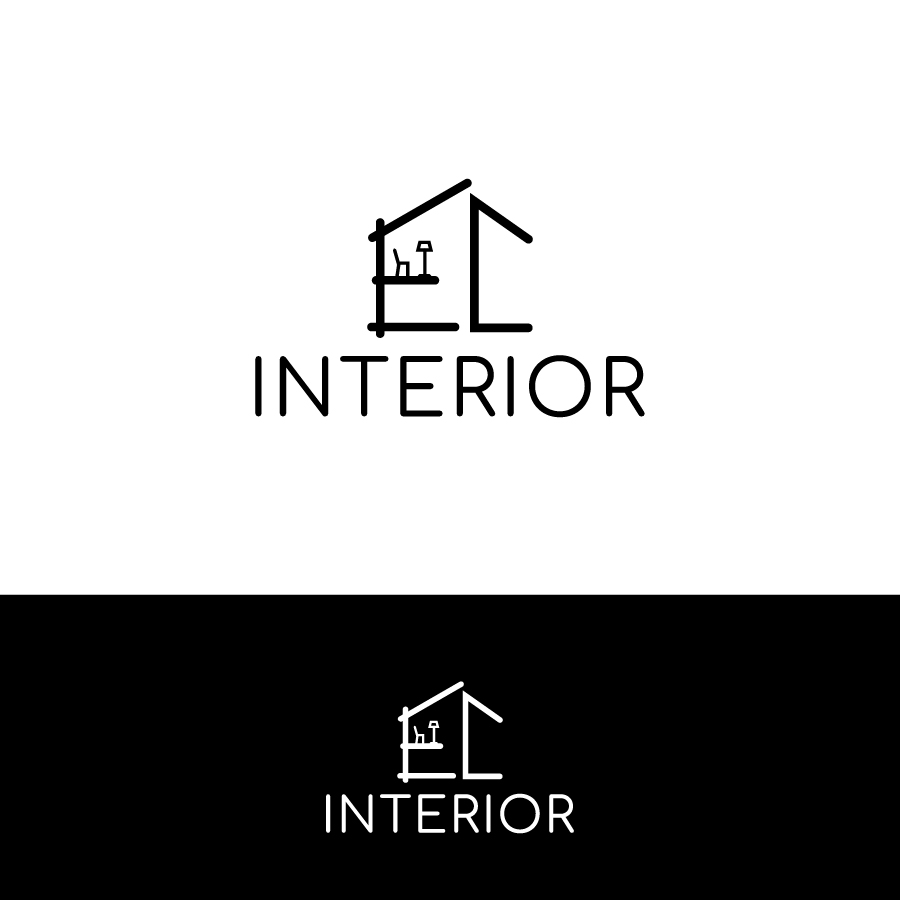 Logo Design by debdesign for EC Interior  | Design #23026529