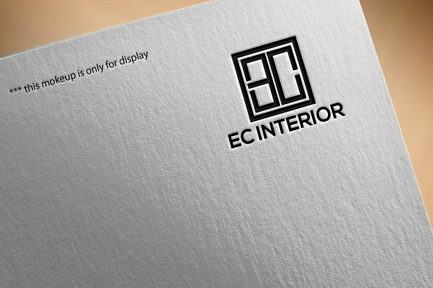 Logo Design by Rixes tay for EC Interior  | Design: #23032787