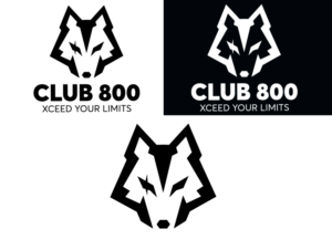 'Club 800' and our motto 'Xceed your Limits' | Logo-Design von Val brito