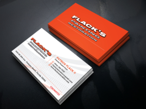 Business Card Design by Verified artistry for Flack's Painting & Waterproofing Inc. | Design: #23030500