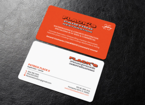 Business Card Design by chandrayaan.creative for Flack's Painting & Waterproofing Inc. | Design: #23036109