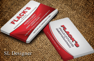 Business Card Design by SL Designer for Flack's Painting & Waterproofing Inc. | Design: #23030732