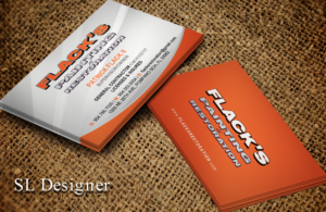Flacks painting & waterproofing business card.  | Business Card Design by SL Designer