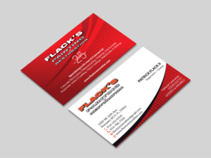 Business Card Design by MDesign for Flack's Painting & Waterproofing Inc. | Design #23030611
