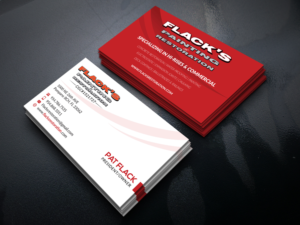 Business Card Design by Musa. A for Flack's Painting & Waterproofing Inc. | Design #23025707