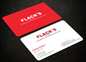 Business Card Design by Uttom 2 for Flack's Painting & Waterproofing Inc. | Design: #23024840