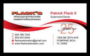 Flacks painting & waterproofing business card.  | Business Card Design by geni