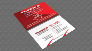 Business Card Design by Bonna 3 for Flack's Painting & Waterproofing Inc. | Design: #23026408