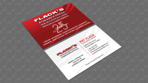 Business Card Design by Bonna 3 for Flack's Painting & Waterproofing Inc. | Design: #23026588