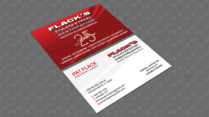 Business Card Design by Bonna 3 for Flack's Painting & Waterproofing Inc. | Design: #23026641