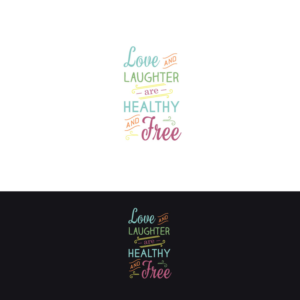 Love and Laughter Are Healthy and Free | Logo Design by macadesign