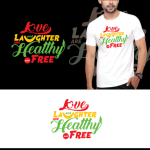 Love and Laughter Are Healthy and Free | Logo Design by FourtuneDesign