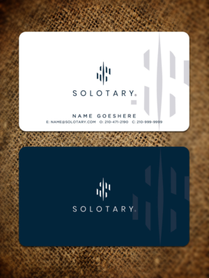 Solotary needs a business Card Design | Business Card Design by Sandaruwan