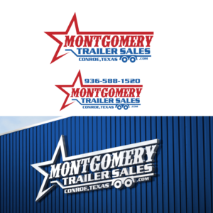 Logo Design by sherman for Montgomery Trailer Sales, Inc | Design: #23024767