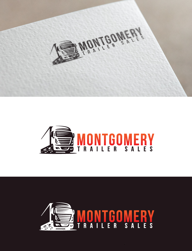 Logo Design by Ali 108 for Montgomery Trailer Sales, Inc | Design #23033314