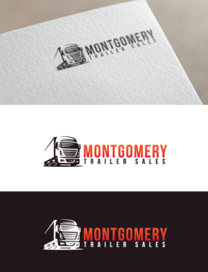 Logo Design by Ali 108 for Montgomery Trailer Sales, Inc | Design: #23033314