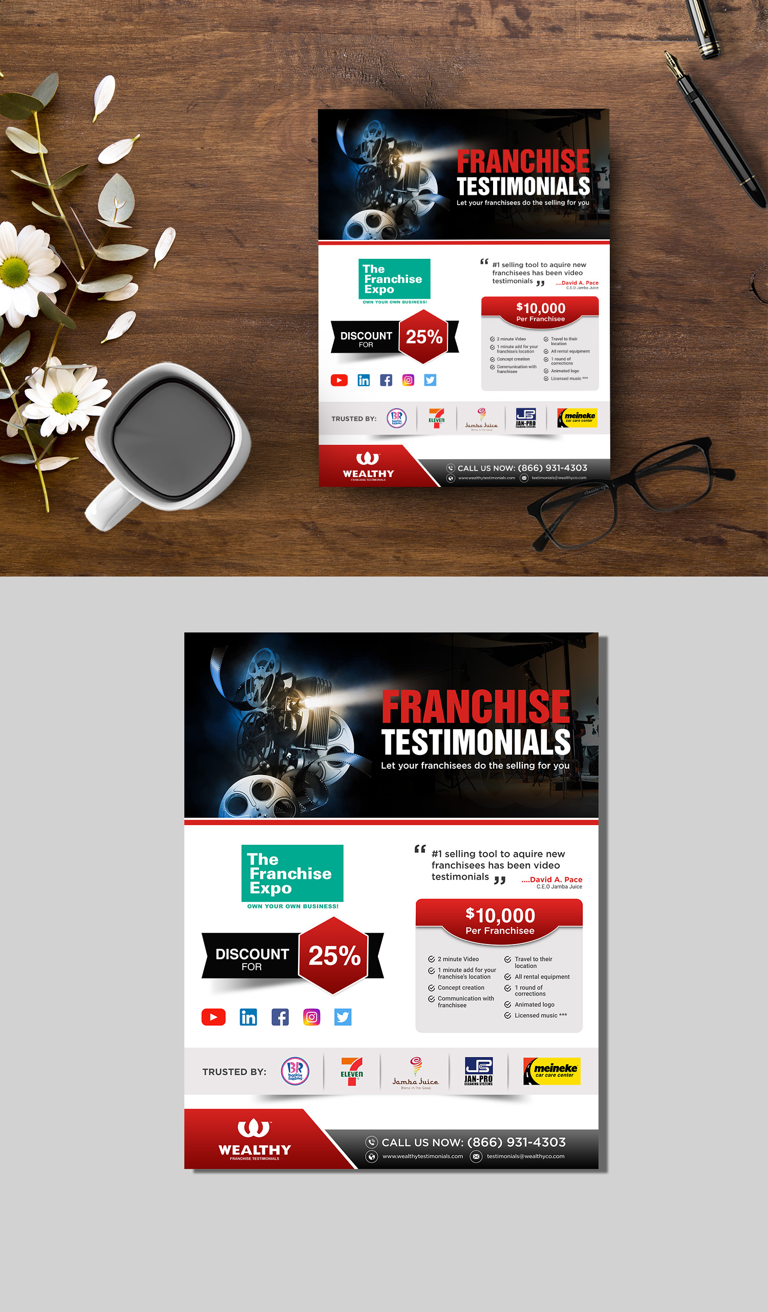 Design de Flyer par debdesign pour Wealthy Commercials | Design #23039658