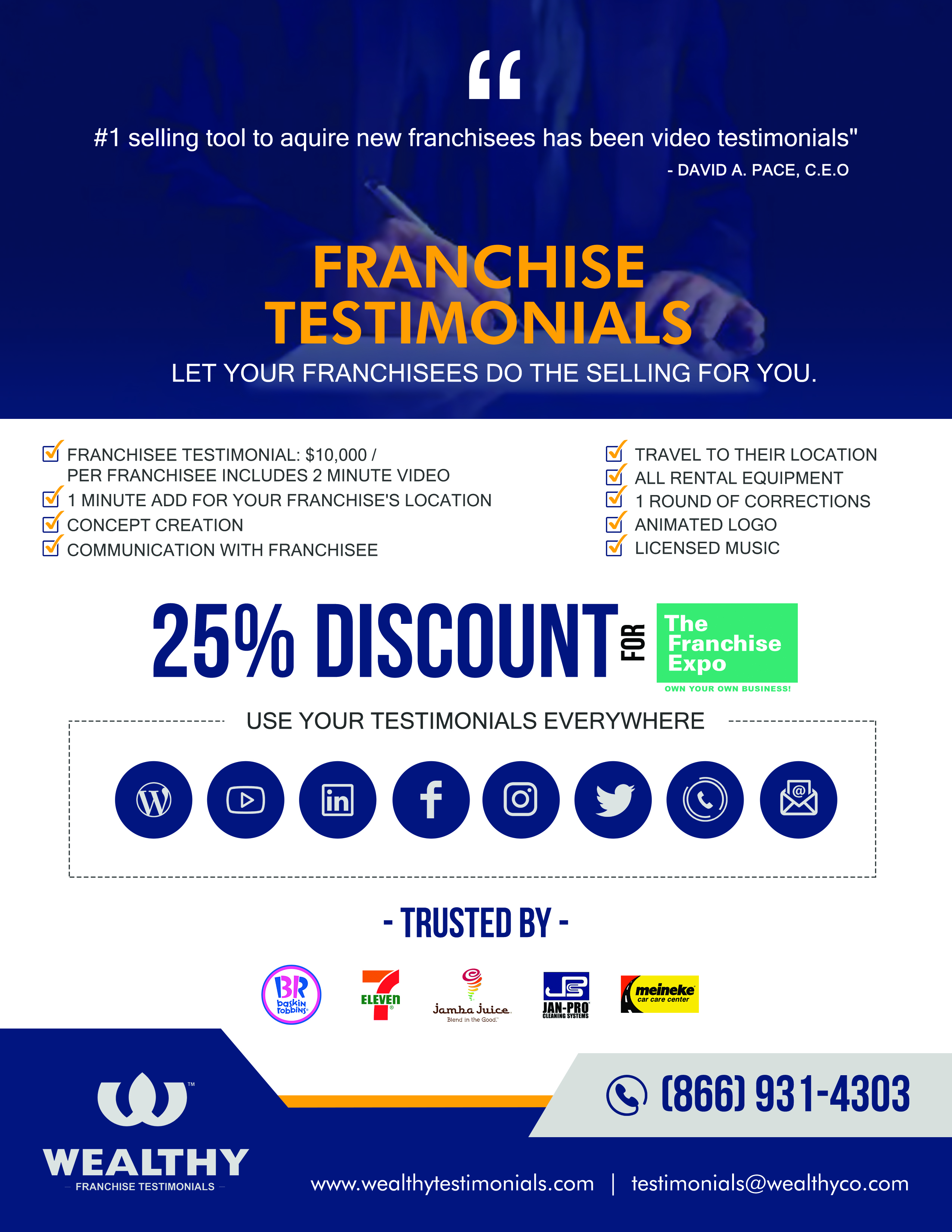 Diseño de Flyer por creative.bugs para Wealthy Commercials | Diseño #23043459