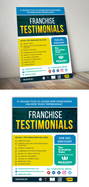 Diseño de Flyer por Pictorial para Wealthy Commercials | Diseño #23032542
