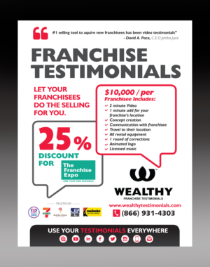 Wealthy Co Trade Show Flyer | Diseño de Flyer por rkailas