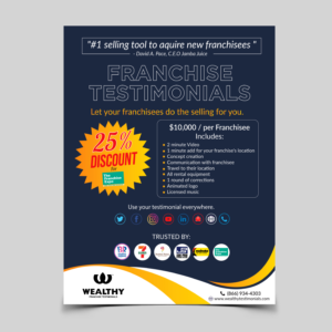 Wealthy Co Trade Show Flyer | Diseño de Flyer por Mishuy