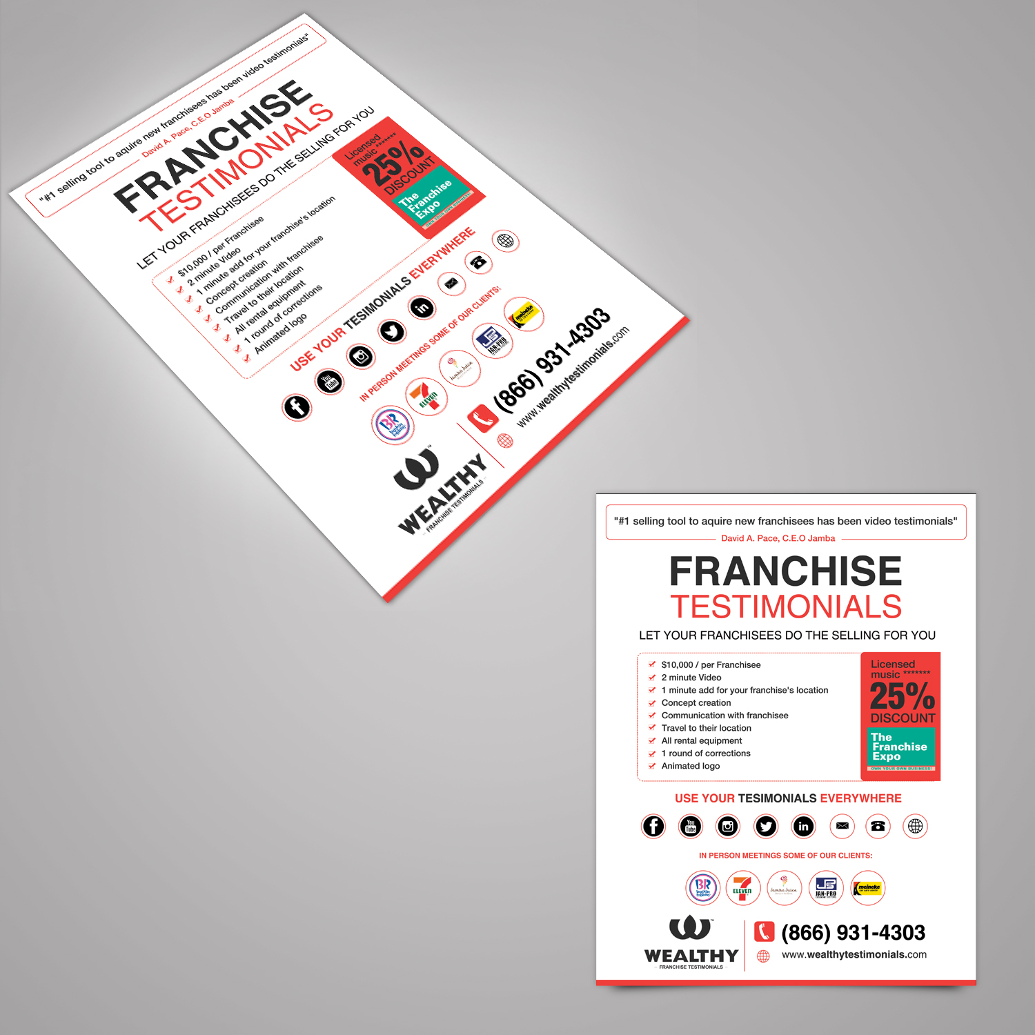 Flyer Design by TuktukiShree for Wealthy Commercials | Design #23037127