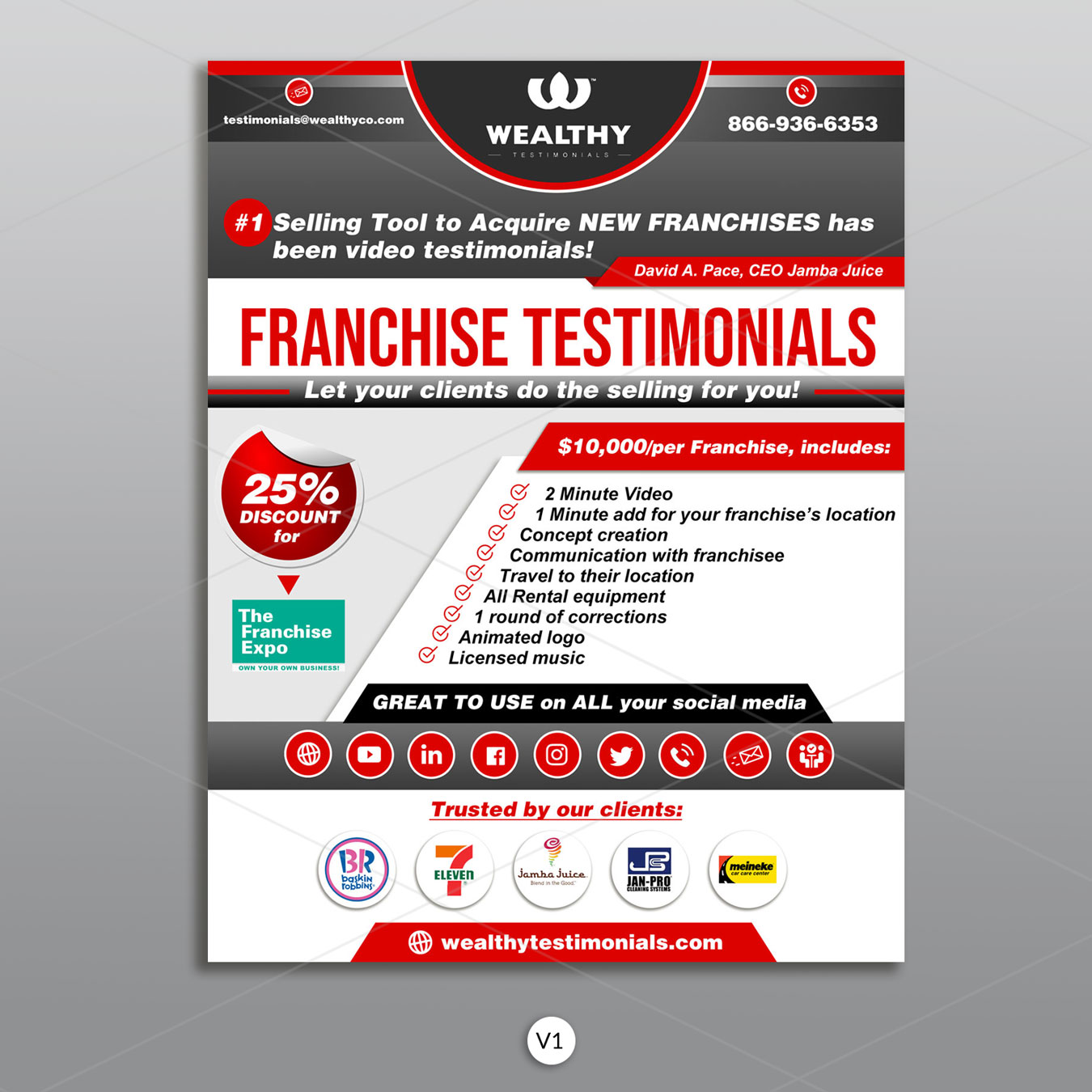 Flyer Design by DA. for Wealthy Commercials | Design #23030213