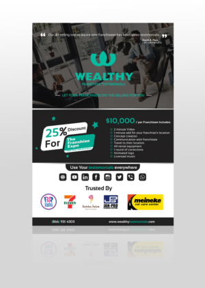 Wealthy Co Trade Show Flyer | Diseño de Flyer por Adnan.design