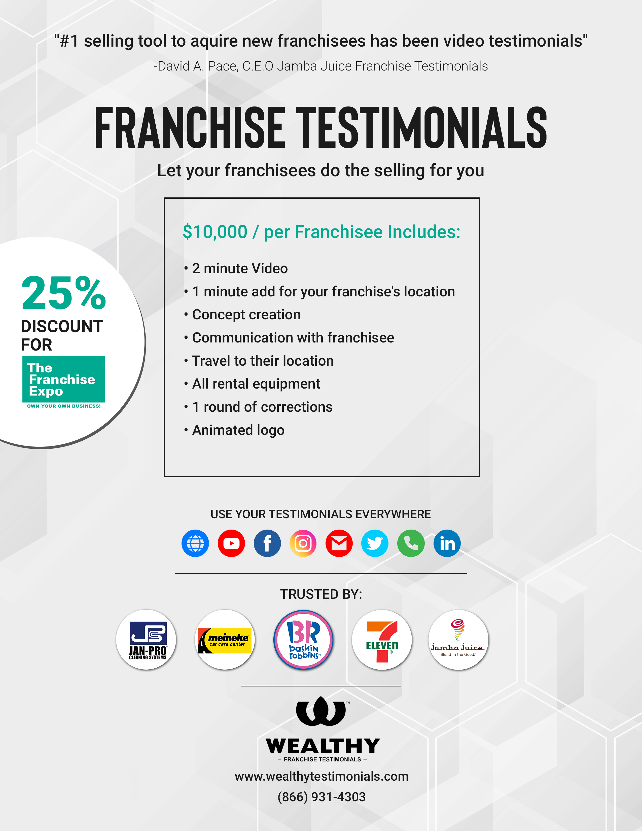 Design de Flyer par fallingpixels pour Wealthy Commercials | Design #23045002
