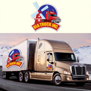 Via Truck Inc. | Logo Design by Dennis Jackson Design