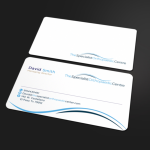 Design de Carte de Visite par Sandaruwan pour The Specialist Orthopaedic Centre | Design #23035812