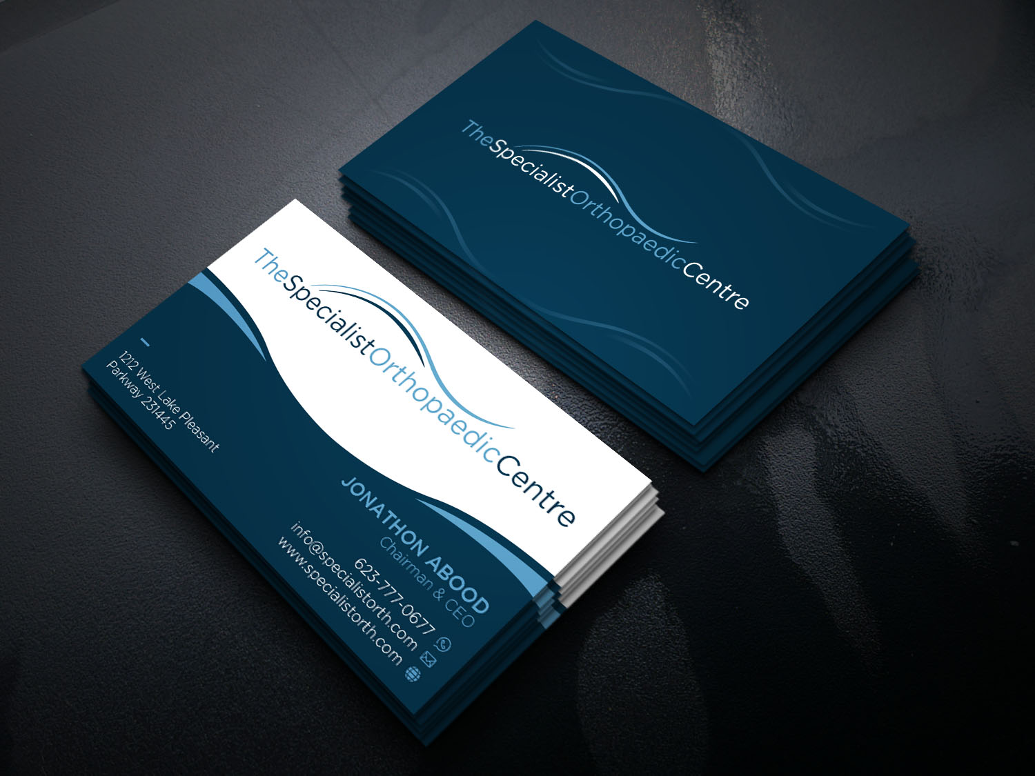Business Card Design by Verified artistry for The Specialist Orthopaedic Centre | Design #23049429