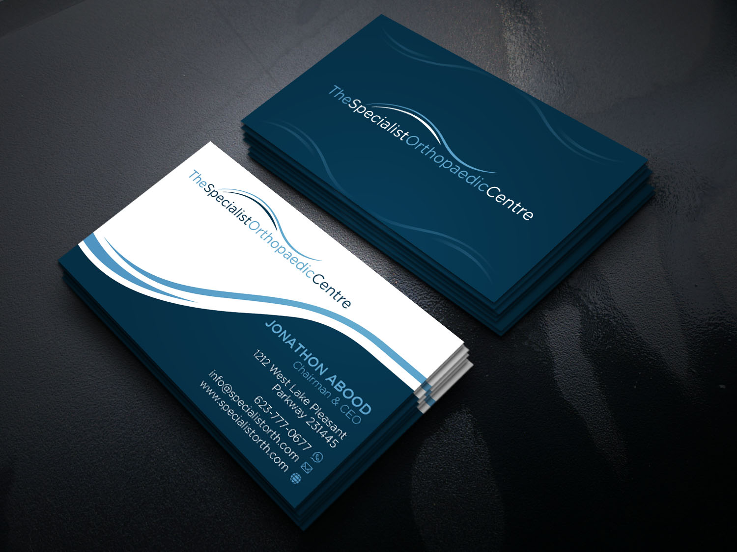 Business Card Design by Verified artistry for The Specialist Orthopaedic Centre | Design #23049430